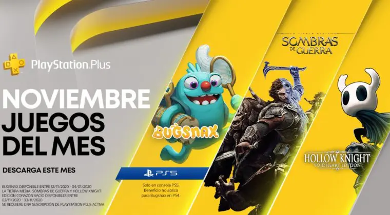 Imagen de Ya disponibles para descargar los juegos de PS Plus de noviembre