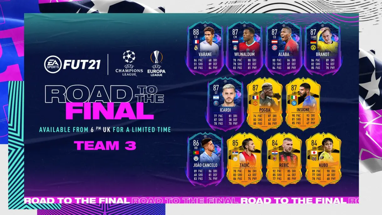 FIFA 21 Ultimate Team Road to the Final RTTF