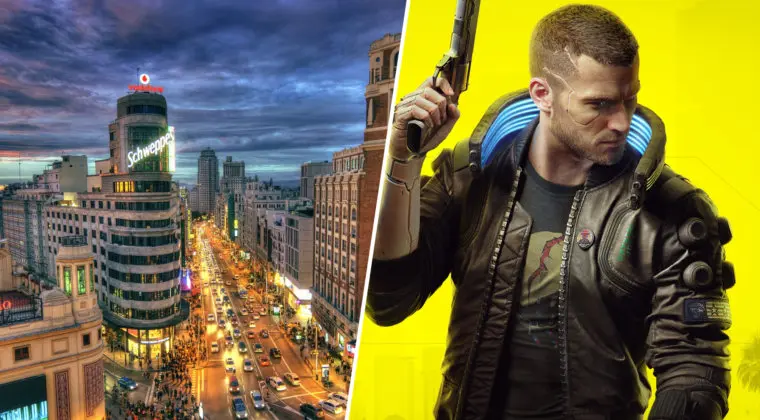 Imagen de Imaginan las ciudades de España como parte de Cyberpunk 2077 con este increíble resultado