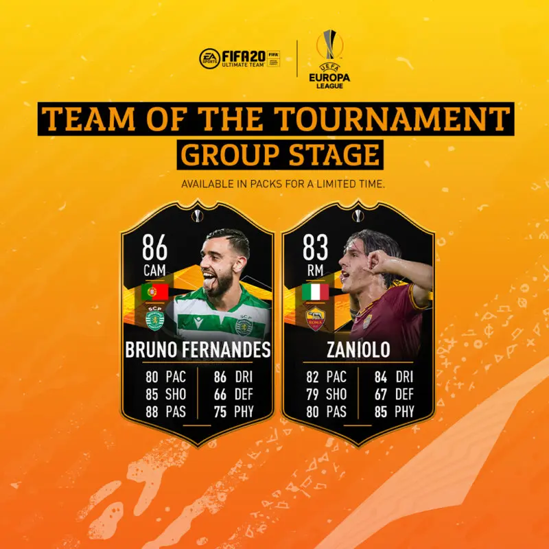 Jugadores TOTGS de la Europa League en FIFA 20