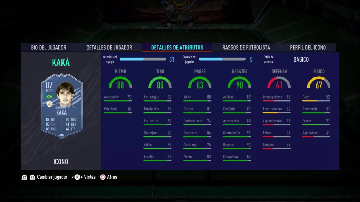 FIFA 21 Ultimate Team Kaká Icon Swaps