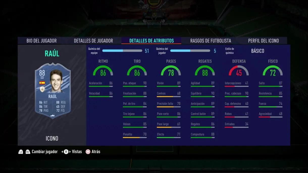 FIFA 21 Ultimate Team Raúl Icon Swaps