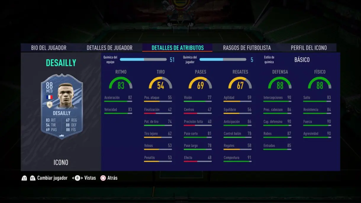FIFA 21 Ultimate Team Desailly Icon Swaps