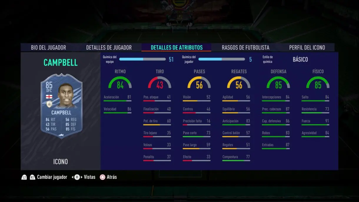 FIFA 21 Ultimate Team Campbell Icon Swaps