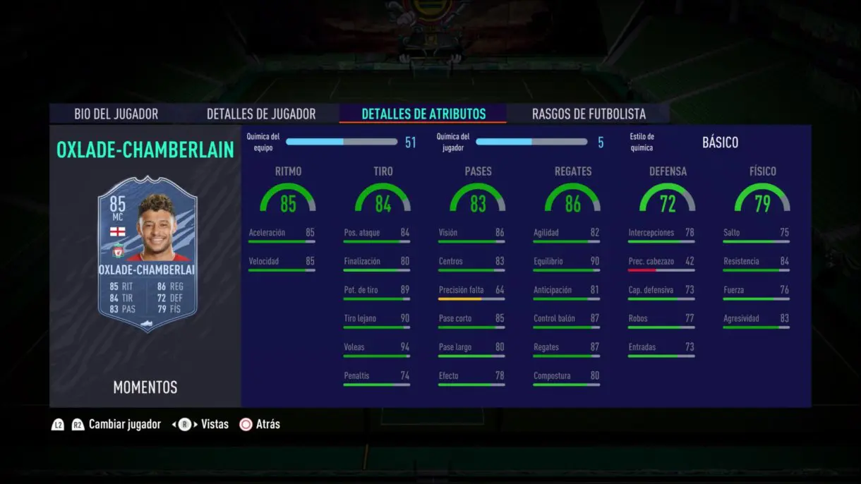 Oxlade Chamberlain Moments FIFA 21 Ultimate Team