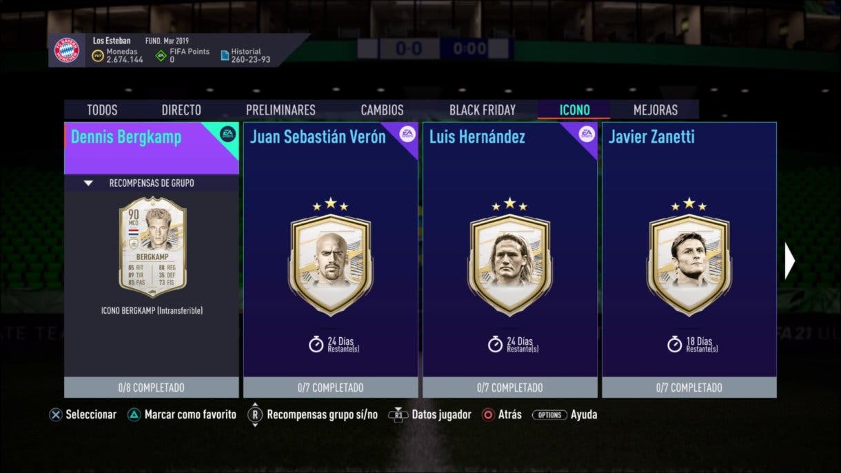 FIFA 21 Ultimate Team Icon Swaps información diciembre