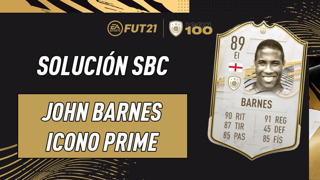 FIFA 21 Ultimate Team Portada Solución SBC Barnes Icono Prime