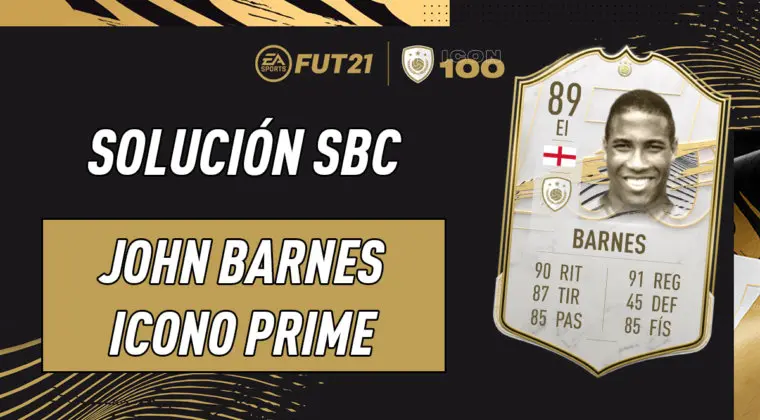 Imagen de FIFA 21: solución al SBC de John Barnes Icono Prime