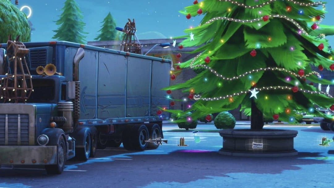 Fortnite: dónde están los árboles de Navidad de la Temporada 5