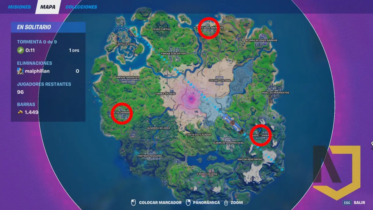 fortnite desafios 1 1