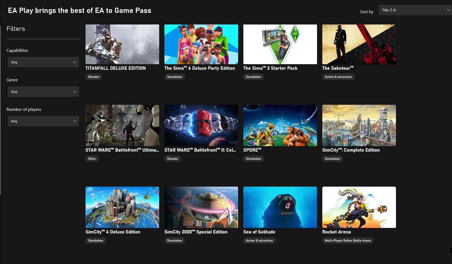 xbox game pass pc and ea play