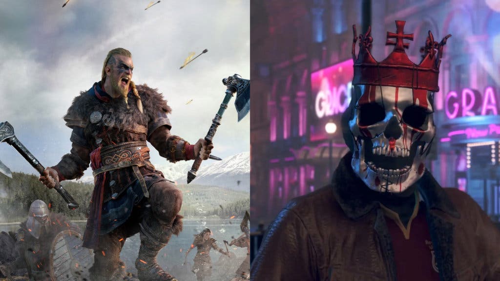 Assassin's Creed Valhalla y Watch Dogs