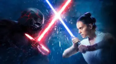 Imagen de Star Wars: un concept art de El Ascenso de Skywalker muestra a Rey y Kylo peleando en Tatooine