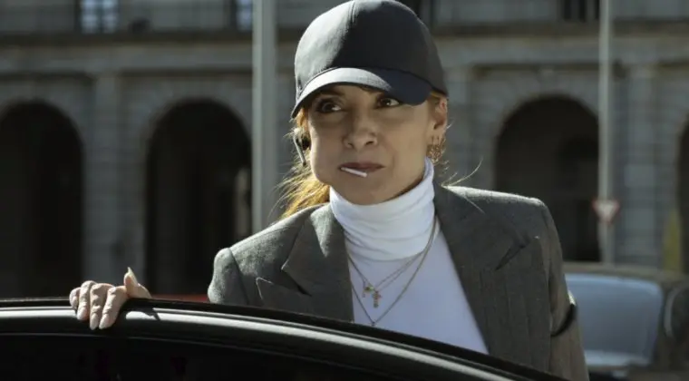 Imagen de Así la ha liado Nawja Nimri en el rodaje del final de La Casa de Papel