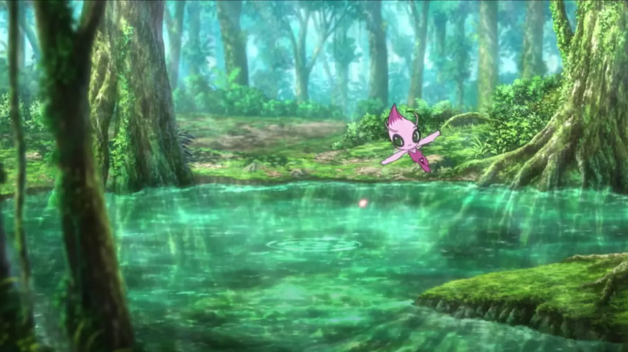 La Pelicula Pokemon Los Secretos de la Selva Celebi shiny