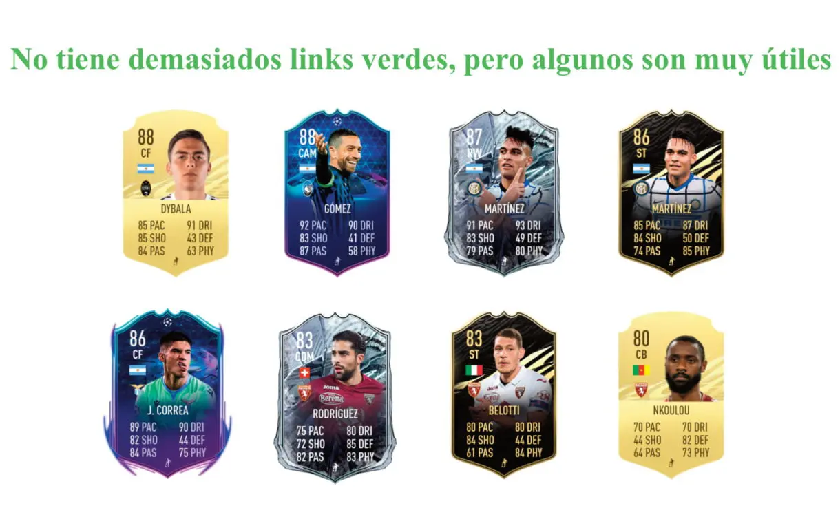 Ansaldi Freeze links verdes FIFA 21 Ultimate Team