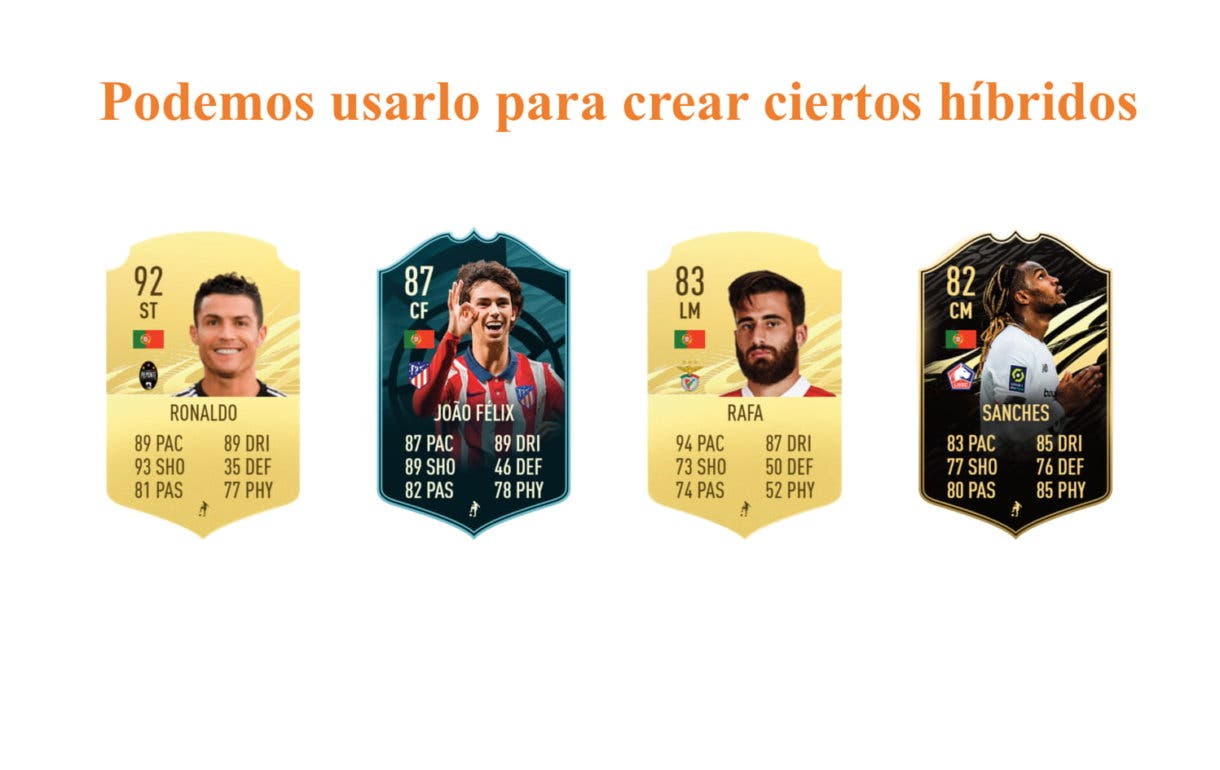 Links naranjas Bruno Fernandes POTM FIFA 21 Ultimate Team
