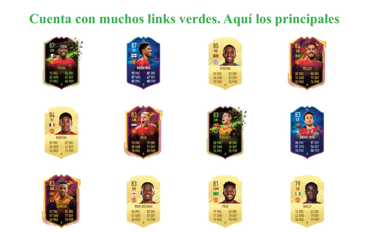 Links verdes Bruno Fernandes POTM FIFA 21 Ultimate Team
