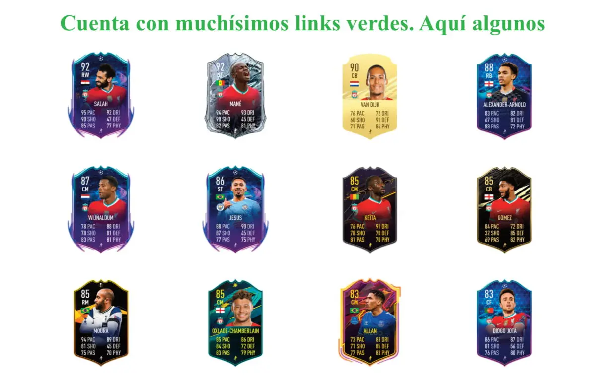 FIFA 21 Ultimate Team. Roberto Firmino Freeze links verdes