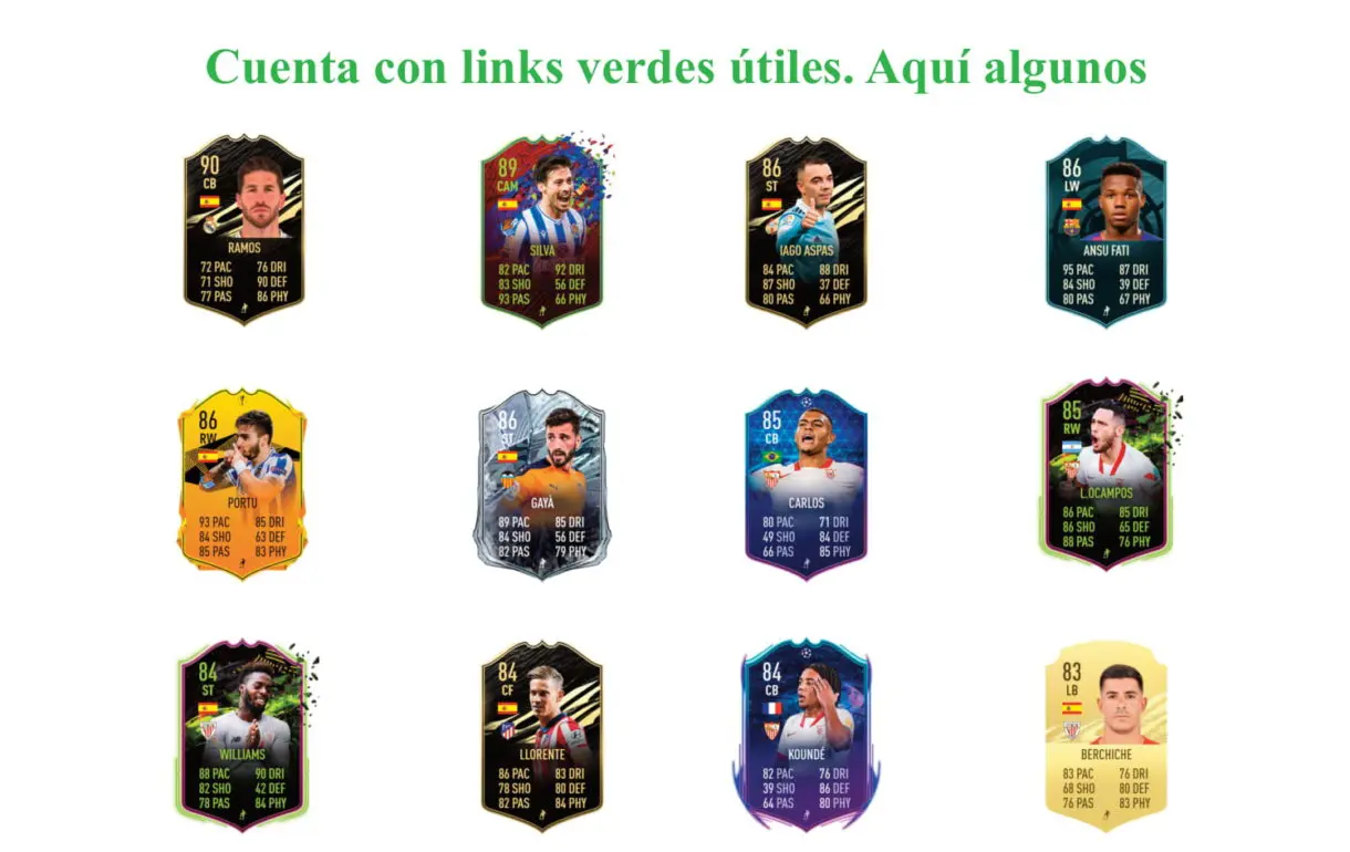 Jesús Navas Freeze FIFA 21 Ultimate Team links verdes