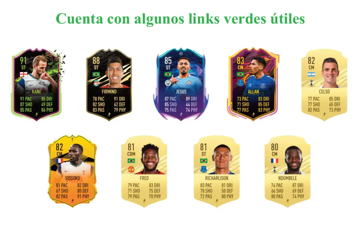 Lucas Moura TOTGS links verdes FIFA 21 Ultimate Team