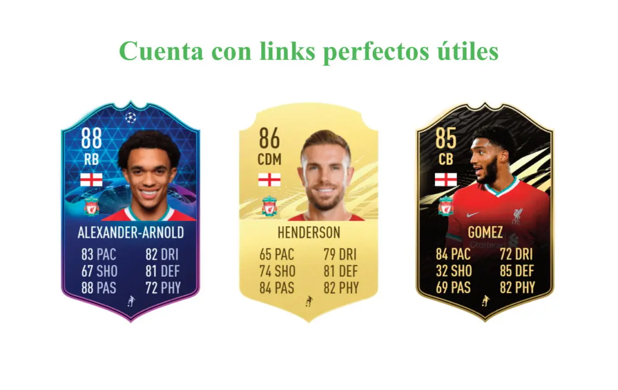 Oxlade-Chamberlain Moments links perfectos FIFA 21 Ultimate Team