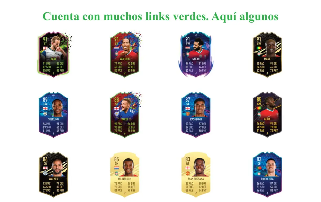Oxlade-Chamberlain Moments links verdes FIFA 21 Ultimate Team