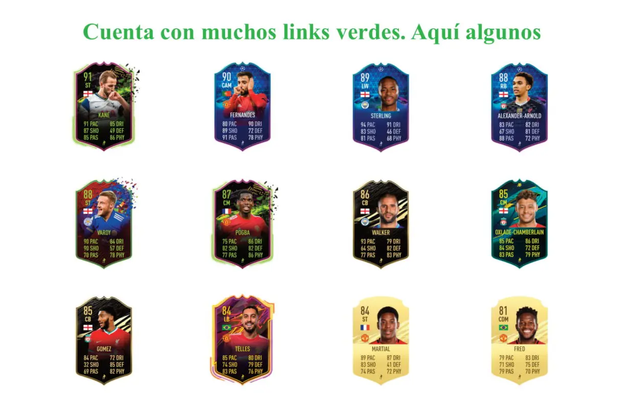 Rashford IF links verdes FIFA 21 Ultimate Team
