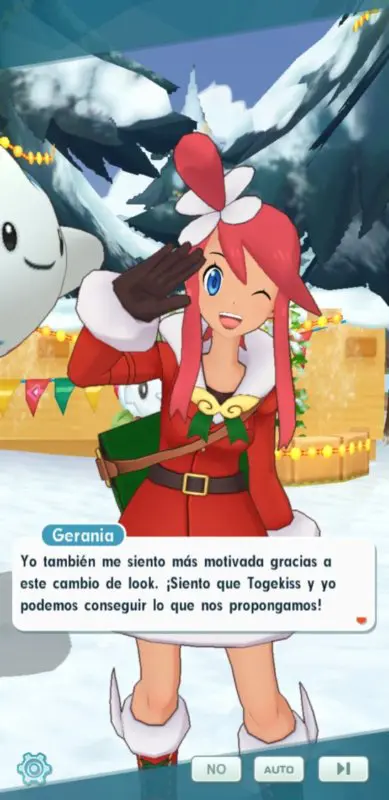 Pokemon Masters Gerania Navidad