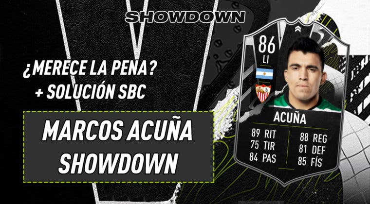 Imagen de FIFA 21: ¿Merece la pena Marcos Acuña Showdown? + Solución del SBC