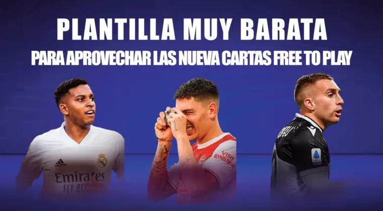 Imagen de FIFA 21: plantilla muy barata pero competitiva (menos de 40.000 monedas) para usar las nuevas cartas free to play