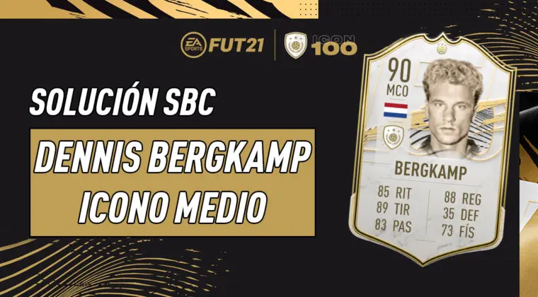 Imagen de FIFA 21: solución al SBC de Dennis Bergkamp Icono Medio