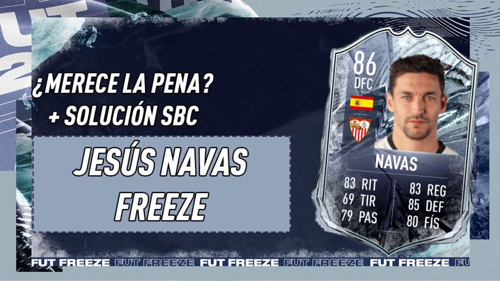 FIFA 21 Ultimate Team SBC Jesús Navas Freeze