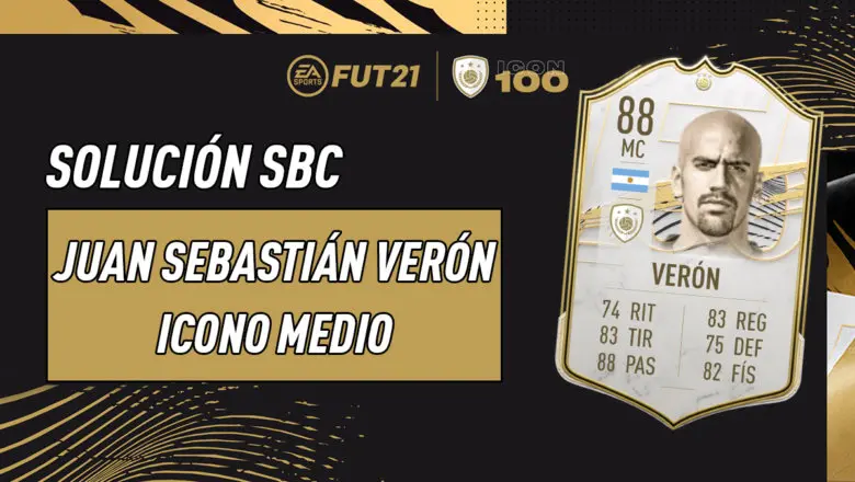 FIFA 21 Ultimate Team SBC Juan Sebastián Verón Icono Medio