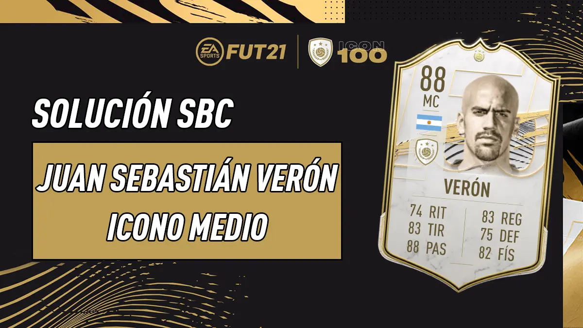 FIFA 21 Ultimate Team SBC Juan Sebastián Verón Icono Medio