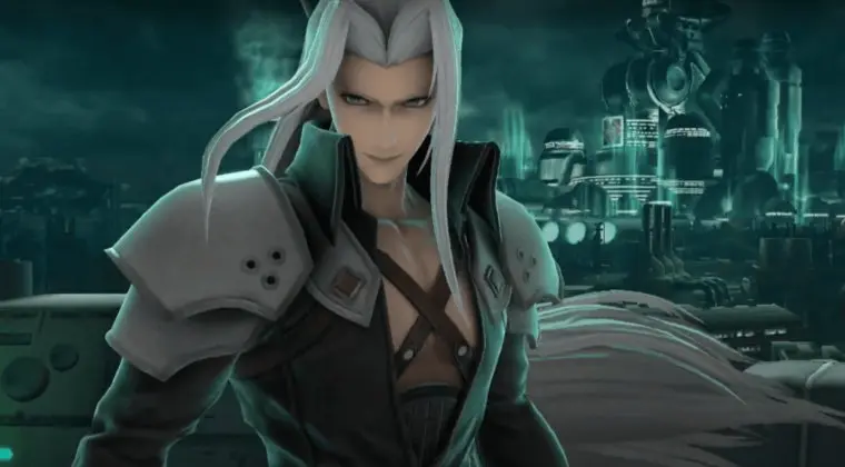 Imagen de Super Smash Bros. Ultimate muestra los movimientos de Sephiroth y su fecha de llegada