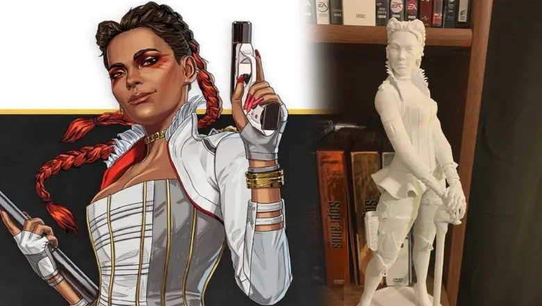 apex legends loba estatua