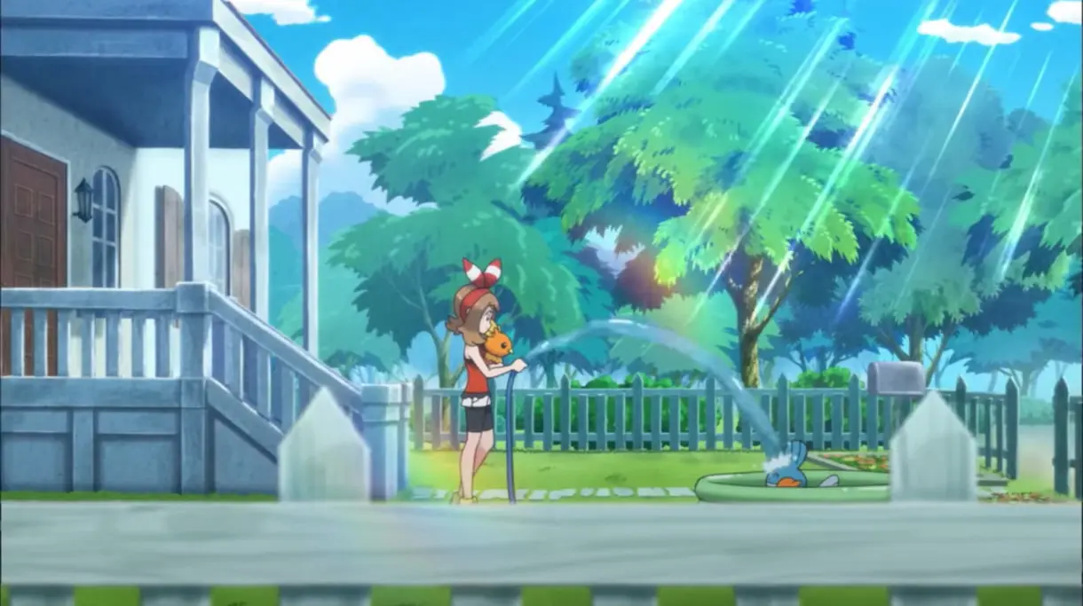 Aura y Mudkip Pokemon Masters EX