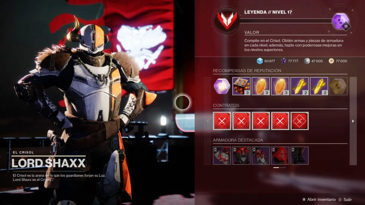 Destiny 2 cambiará el sistema de reputación de los comerciantes