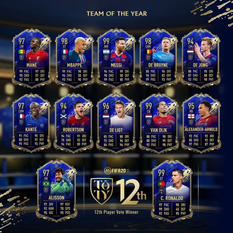FIFA 21 Ultimate Team TOTY Equipo del Año