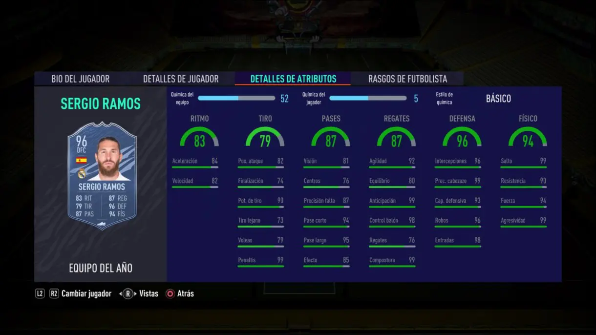 FIFA 21 Ultimate Team Sergio Ramos TOTY