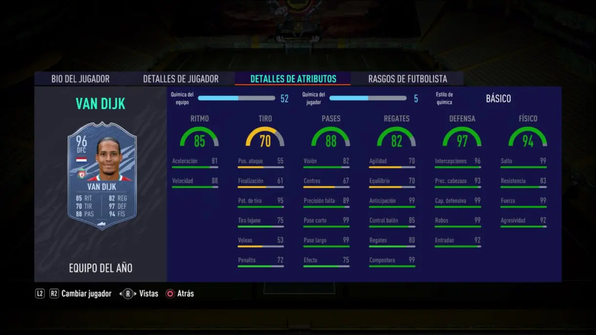 FIFA 21 Ultimate Team Van Dijk TOTY