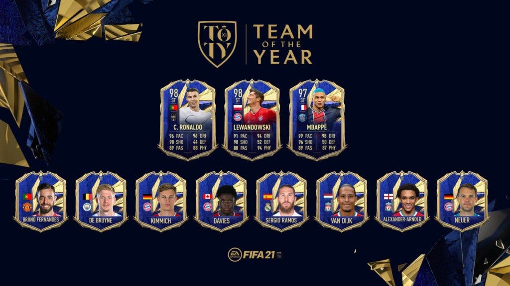 FIFA 21: Desvelado El TOTY, En El Que Vemos Grandes Ausencias