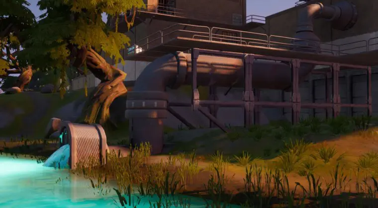 Imagen de Fortnite: Visita casas en Pantano Pegajoso en una sola partida
