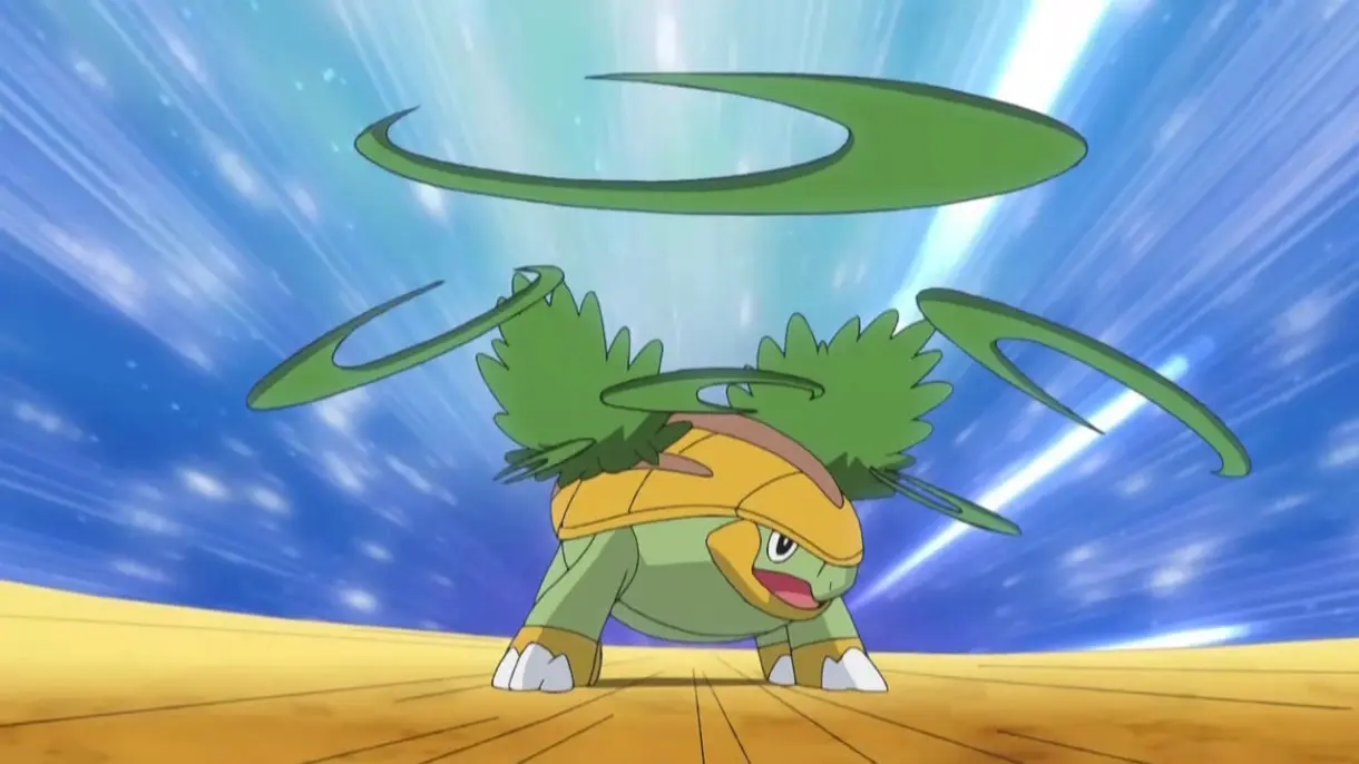 Hoja Afilada Grotle Pokemon