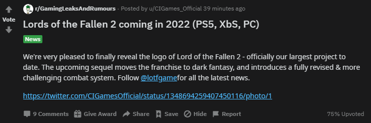 Lords of the Fallen 2 confirma logo oficial e ano de lançamento! 1