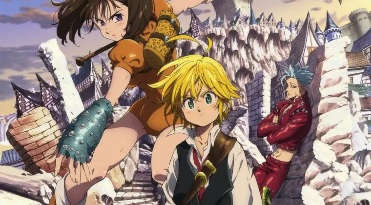 Imagen de Nanatsu no Taizai confirma el número de episodios de su cuarta y última temporada