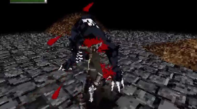 Imagen de Bloodborne con gráficos de PS1; así es el demake de una fan