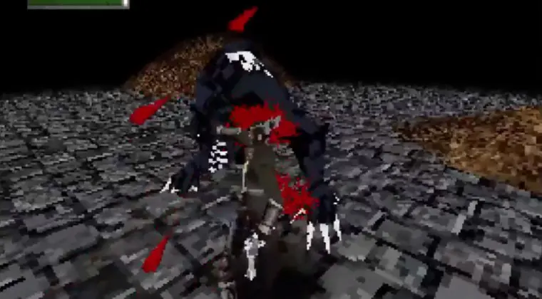Imagen de Bloodborne con gráficos de PS1; así es el demake de una fan