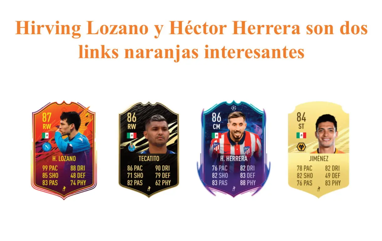FIFA 21 Ultimate Team Jonathan dos Santos Moments links naranjas